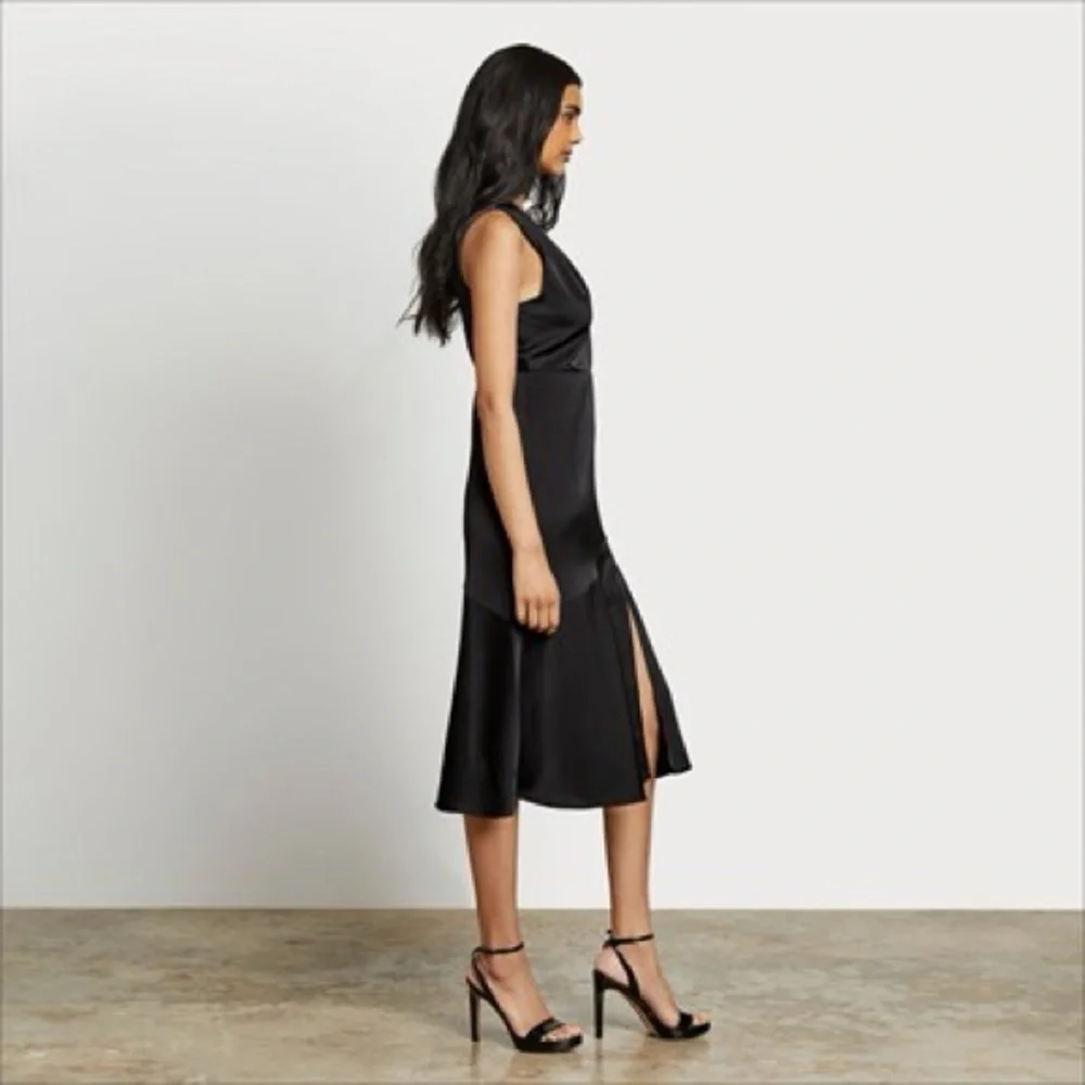 Sam Edelman One Shoulder Midi Dress New With Tags - Picture 3 of 10